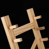 Houten houder slingerend messenrek houten plank wilg wilg mes sushi chef gereedschap Japanse bajonet houten messen rust sushi bamboo mat
