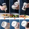 Push-type Metering Kitchen Seasoning Pot Rotate Spice Salt Pepper Container Box Kitchen Storage Tool