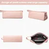 Storage Bags Hair Dryer Carrying Case Waterproof Bag PU Leather Zipper Make Up Portable Travel Organizer