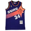 Maglie da basket Summer Jersey Suns 13 Nash Barkley ricamato a maglia di allenamento in mesh sport