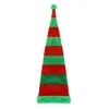 60x90cm elfe chapeau de Noël chapeau adulte nouveauté drôle long bendable en feutre en peluche santa claus clown elfe cap