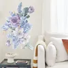 Aquarel bloemen muurstickers voor woonkamer slaapkamer bank bedacht achtergrond zelfklevende vinyl sticker muurschildering huis kunst decor