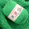 Stickade färger barn mycket tröja baby mjuk super 50g kashmir diy babycare scarf leksak garn grossist virkning stickning ull