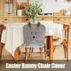 Chair Covers Dining Slipcovers Seat Cover Easter Protector Cushion For Room Living Decor