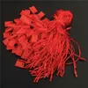 1000 pieces hang tag string 7 inches quality hang tag cord for garment price tag seal tag