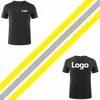 T-shirt sport estivo sport sport rapido logo ricamo personalizzato ricami corti a maniche rotonde traspirabili top stampare da uomo da donna abbigliamento