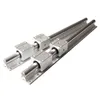 SBR linear rail 2pcs SBR16 16mm linear rail any length guide rail + 4pcs SBR16UU slide block for cnc