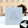 Sello de jabón acrílico con sellos transparentes, sello de jabón hecho a mano, letras y patrones, mejor serie de regalos, feliz Navidad