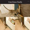 Cat Carriers Dog Door Automatic Opener For Pets And Cats Safe Secure With Adjustable Bungee Cord Entry