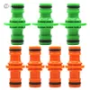 Muciakie 5pcs 16mm 1/2 '' tubo da giardino Connettore d'acqua Connettore con fissaggio rapido Accoppiatore a doppia porta per pistola per pistola per pistola ad acqua