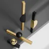 Black Gold Cabinet Handles for Drawers European Long Cupboard Wardrobe Door Pulls Kitchen Closet Furniture Handle Hardware