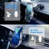 Chargers Wireless Charger Car Téléphone Téléphone 15W Station de charge rapide pour iPhone Xiaomi Samsung Huawei Magnetic Wireless Car Charger