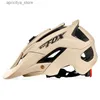 Cycling helmen vleermuishelm fietsen man integraal MTB -helm met camera -basis fietsen mountainbike vizier helm helm casco bicictas hombre l48