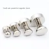 Magnetic push push neodmium ímã otário pushpins metal thumbtack refrigerador placa branca de pino magnético forte