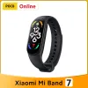 الأساور المعصم Xiaomi Mi Band 7 سوار ذكي 2022 أحدث 1.62 "شاشة AMOLED 120 أوضاع تمرين الرياضة WRISTBAND SMART WATCH MIBAND 7 PK BAND 8