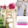 5/10M Wedding Organza Roll Dostaw Transparent Tiul Fabric Wedding Arch Dekoracje