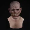 Otros suministros para la fiesta de eventos Fangs Fangs Ltax Mask para Halloween Scary Creepy Wrinkle Face Cosplay Props decoración Mascherine187p