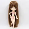 Eisiges DBS Blyth Doll Joint Body 30 cm BJD Spielzeug weißes glänzendes Gesicht und gefrostetes Gesicht mit zusätzlichen Händen ab und Panel 16 DIY Fashion Doll 240329