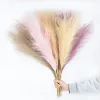 70/110cm Bulrush Pampas Grass Flower Artificial Plants Branch Pampas Grass Phragmites Fake Flower Wedding Party Home Decoratie