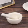 60/80/100mm Mortar Pestle Spice Crusher Ceramics Bowl Tough Foods Pepper Gingers Kitchen Tool Herbs Spices Teas Garlic Grinder