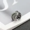 Orecchini schienali clip per orecchie di piuma retrò per uomini alla moda e personalizzato Thai Silver Accessorio Maschio alla moda senza buco