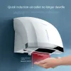 Torkar Interlufthansa induktion Handtorkare kommersiell badrum toaletthandtork med hög hastighet jettype händer torkmaskin för badrum