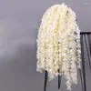 Fleurs décoratives Yan Wisteria artificielle vigne suspendue en arrière