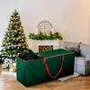 Storage Bags Christmas Tree Organizer 210D Waterproof Coated Oxford Cloth With Double Zipper Bag And Handles