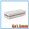 50/100/200/500/1000PCS 6x1.5 Strong Magnetic Magnet 6mm x 1.5mm Permanent Neodymium Magnets 6x1.5mm Small Round Magnet 6*1.5 mm