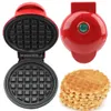 Gauche à gaufre électrique Petit-petit-déjeuner Waffle Machine portable Eggette Machine Eu Plug