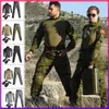 Tactical Uniform Combat Suits Camouflage Shirts + Cargo Pants + Elbow Knee Pads Airsoft Paintball Hunting Clothing