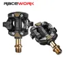 Racework mtbpedal clip de montagne vélo automatique pédale clip bicycle paddle spd anti-gliss