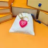 Designer Keychain Luxury Bag Charm Heart Shaped Key Chain Fashion love Pendants Gold Keyring Car Ornament Keychains 2308048Z Eternal love with Original box