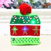 Led Christmas Hats Sweater gebreide Beanie Kerstmis Santa Light Up Hat Christmas Party Warmer Cap Decora