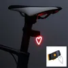 Modos de iluminación múltiple Luz de bicicleta USB USB RECARGABLE LED Bike Light Flash Tail Turic Lights para montañas Costa de sillín