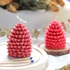 Sosnowe szyszki świecy silikonowe pleśń DIY Pine Ball Aromatyczna świeca Making Żywika pleśń świąteczne prezenty rzemieślnicze