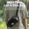 Rockbros styr på väska cykelpåsar regntät ram pannier väska vattentät skoter cykel bärbar axelväska cykel accessorie