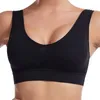 Women's Tanks Yoga Sports Bra With Hollow Mesh Breathable Holes Large Size Steel Ring Free Tank Top For Women