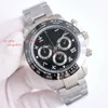 Round Watch Fashion Movement AAAA 40*12.3mm Gray Automatic Black Business Designers Men's Superclone 7750 Chronograph 86 Montredeluxe