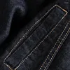 Herrjackor Autumn High-End Brand Male Fashion Boutique Blue Slim Casual Denim Jacket Trendy Thin Mens Coat Cowboy