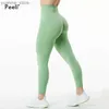 Outfit yoga Ozone Leggings Abbigliamento da donna Agli leggings senza cuciture Scrunch Butt Gym Flegings che corre push up pantaloni da yoga pantaloni sportivi y240410