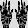 Hete nieuwe tijdelijke tattoo stencils body art sticker sjabloon India henna kit airbrush face paints holle tekening schilderen gereedschap