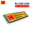 Ориентирует оригинальный Kodak X300 M.2 SATA SSD 120GB 240GB 480GB 960GB HDD M2 NGFF M.2 2280 мм HDD Disco Duro для компьютерного ноутбука.