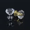 10pcs Diamond Shape Crystal Glass Boutons et poignées Dather Drawer Cabinet Cabinet Cabinet Handle Handle Handle