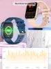 Regardez Senbono 2023 New Women Smart Watch Bluetooth Call Sport Watch Music Player Fitness Tracker Heart Rate Smartwatch Women Men + Box