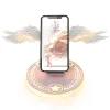 Chargers Universal LED bezprzewodowa ładowarka bezprzewodowa 10W Angel Wing Szybka bezprzewodowa ładowarka do iPhone'a 15 14 13 12 11 Pro Max XS XR 8 Uchwyt telefonu