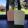 3d arco -íris arch vela silicone molde vela feita à mão kit de aromaterapia diy aromaterapia resina bolo de sabão ferramentas de cozinha decoração
