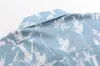 Summer Men's's Designer Imprimé Button Cardigan Silk Silk à manches courtes Top de haute qualité Fashionable Men's Swimming Shirt Shirt Shirt Taille European M-3XL EM41