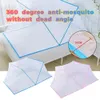 Mosquito Net Travel Portable pieghevole Piegatura Mosquito Porta utilizzabile Popp-up Mosquito Net Installazione Piegabile Studente Piegabile Bunk