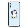 Linda funda de teléfono de pingüino lindo para Samsung Galaxy A12 A32 A50 A70 A20E A20S A10 A10S A22 A30 A40 A52S A72 5G A02S Silicone Cover